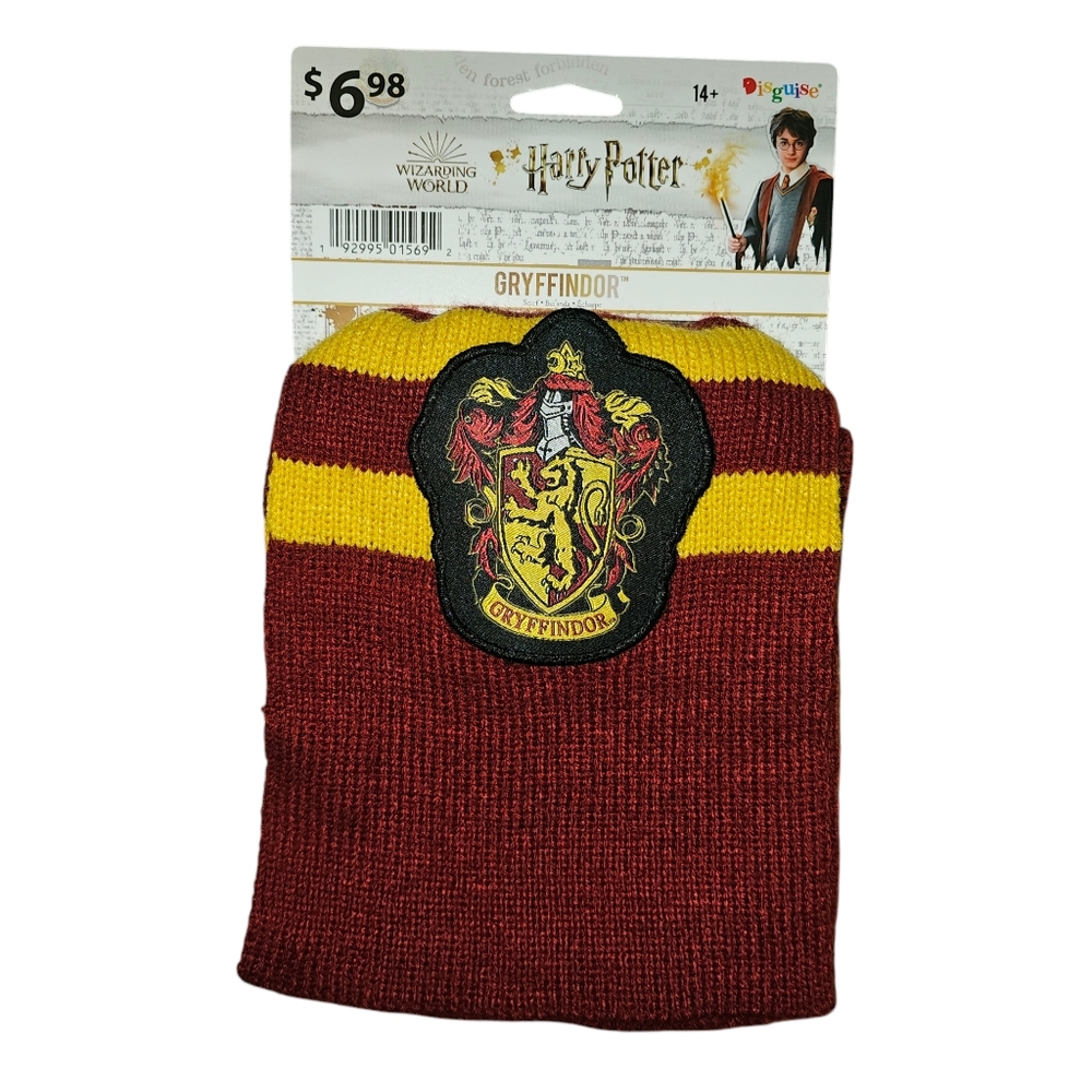 Harry Potter Gryffindor Kids Scarf - Red and Yellow Costume